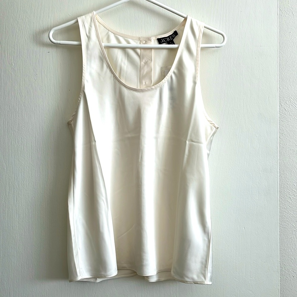 J.Crew Sleeveless Shell Top in Everyday Crepe NWT